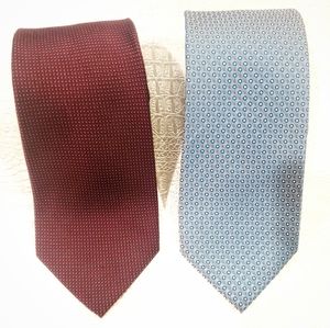 2 pack Calvin Klein men's ties